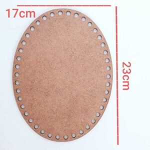 Base Crochê oval 23x17,5cm