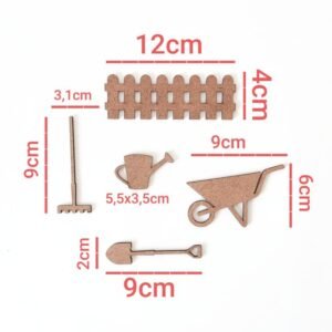 Aplique Acessórios mini jardim ref 109
