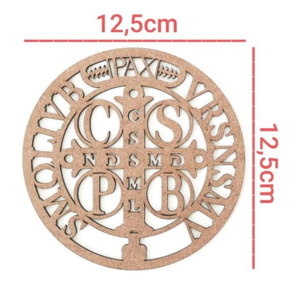 Mandala São Bento 12,5cm ref 521