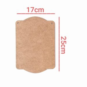Placa Retangular 25x17cm ref 1304