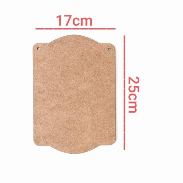 Placa Retangular 25x17cm ref 1304