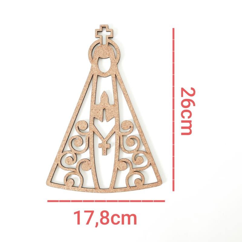 Aplique Nossa Senhora M ref 797