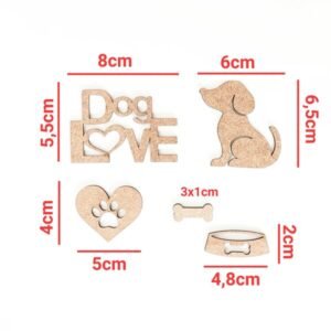 Aplique Dog Love ref 117