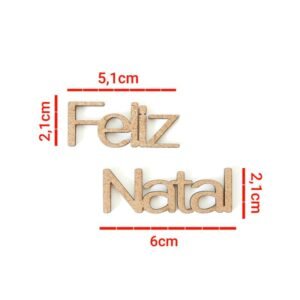 Aplique Feliz Natal ref 105