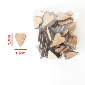 Kit 50 mini coração ref 964