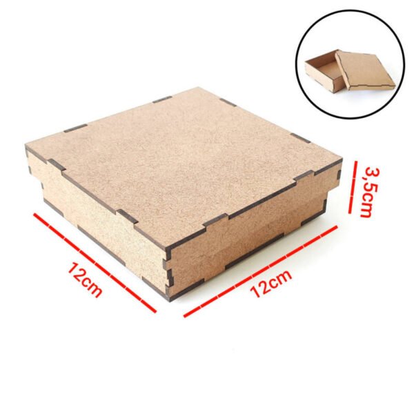 Caixa 12x12x3,5cm ref 773