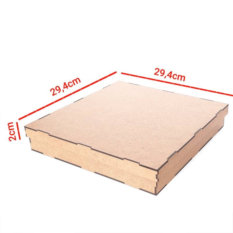 Caixa 28,5x28,5x5cm ref 1230 - Imagem 2