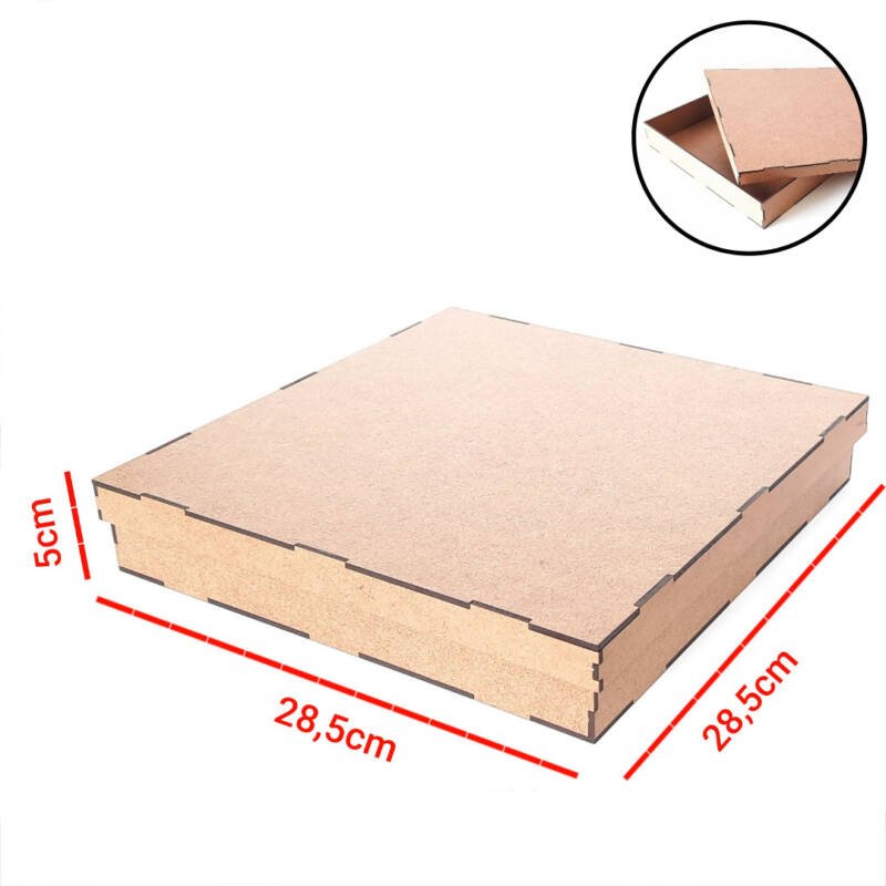 Caixa 28,5x28,5x5cm ref 1230