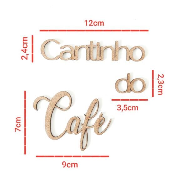 Aplique Cantinho do Café ref 509