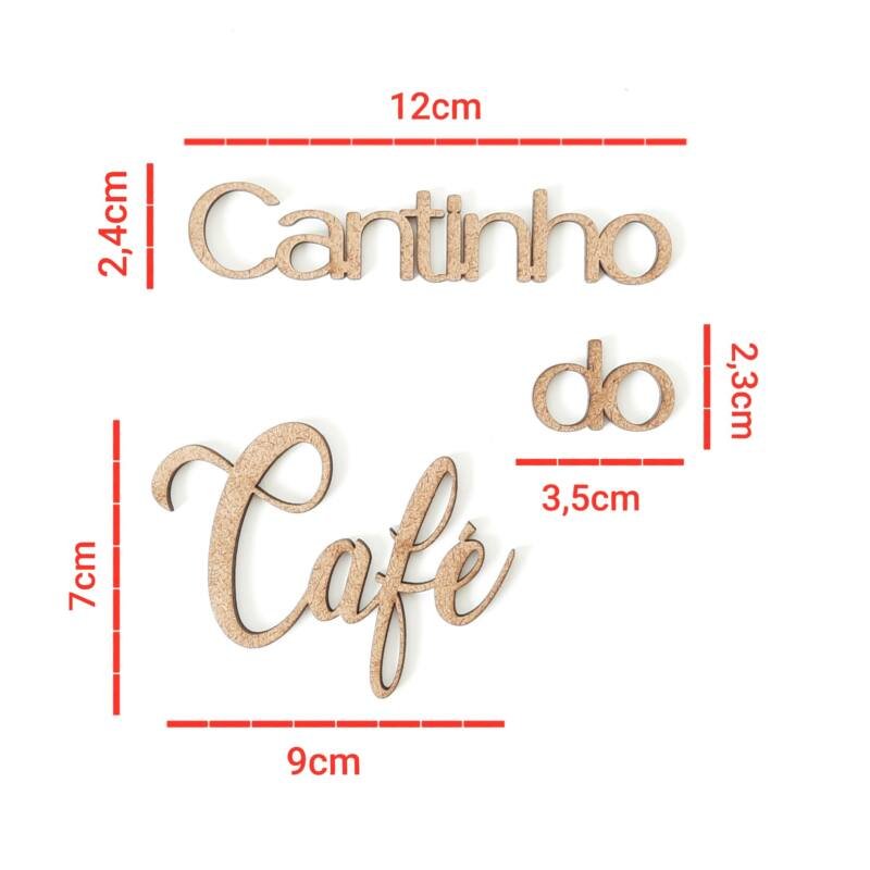 Aplique Cantinho do Café ref 509