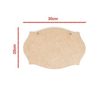 Placa retangular ref 591