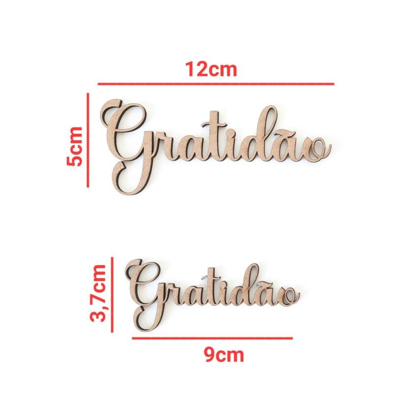 Aplique Gratidão ref 229