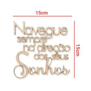 Aplique Navegue sempre na direção dos seus Sonhos ref 1742