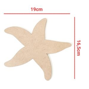 Aplique estrela lisa ref 2497