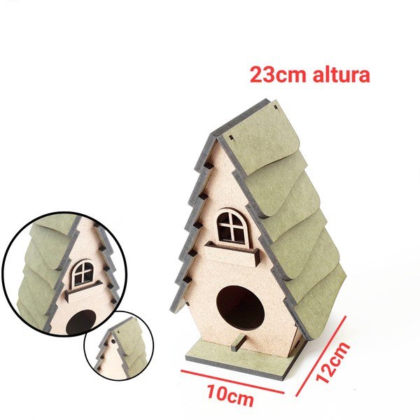 Casinha decorativa de passarinho ref 2499