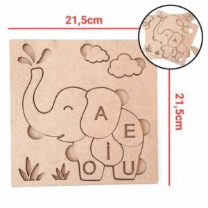 Jogo educativo vogais Elefante ref 1708