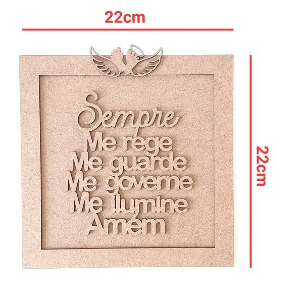 Combo placa + aplique e frase ref 668/050