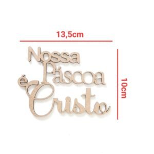 Aplique Nossa Páscoa é Cristo ref 1919