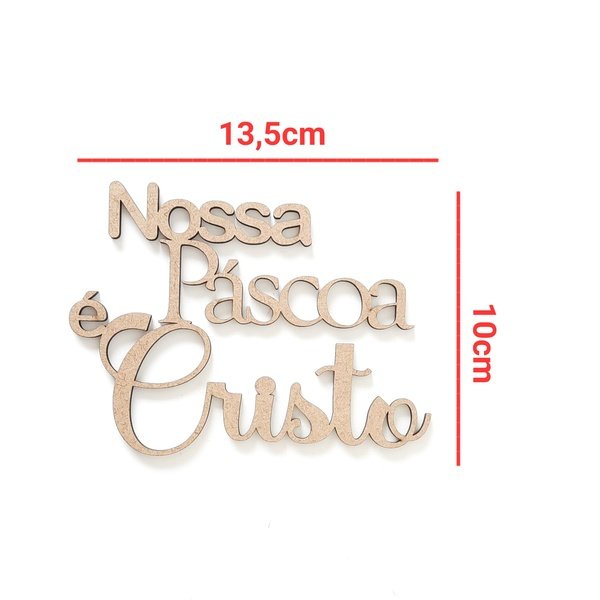 Aplique Nossa Páscoa é Cristo ref 1919