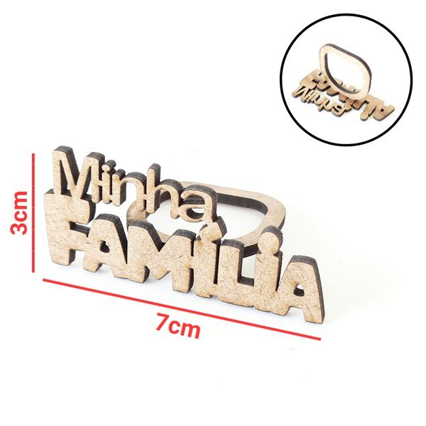 Porta guardanapo Minha Família ref 1115S