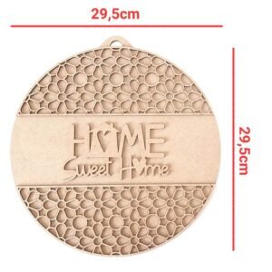 Kit Placa + Home Sweet home ref 2517/009