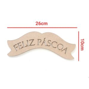 Faixa Feliz Páscoa vazada G ref 1213