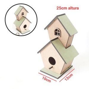 Casinha decorativa de passarinho ref 206
