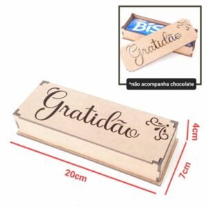 Caixa porta bis Gratidão ref 1762