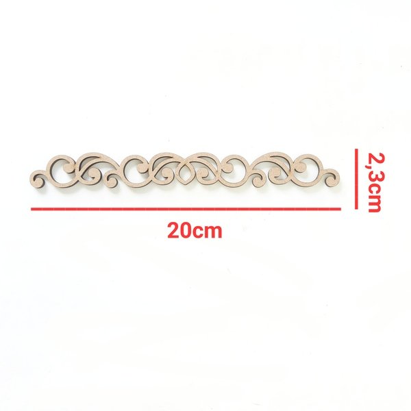 Apliq arabesco 20x2,3cm ref 659