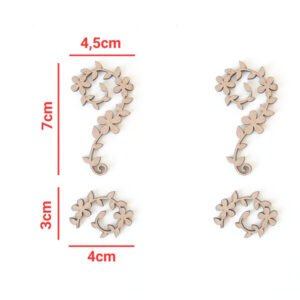 Aplique arabesco floral ref 144