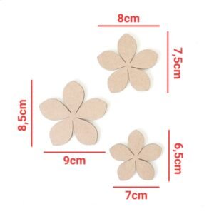 Aplique trio Flor ref 2067