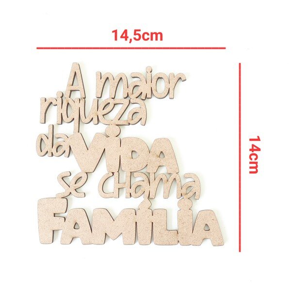 Aplique A maior riqueza da Vida... ref 2446