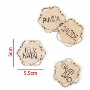 Aplique bolinhas de natal ref 291