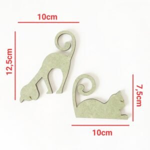 Aplique Gato 6mm ref 1933