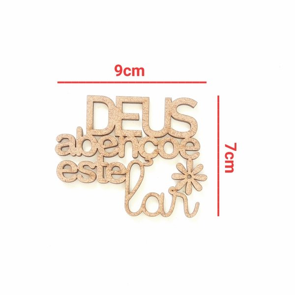Aplique Deus Abençoe este Lar ref 029