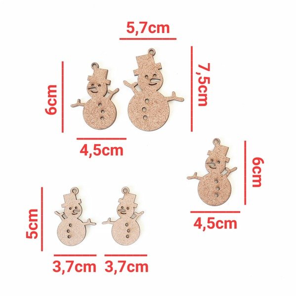 Aplique boneco de neve ref 038