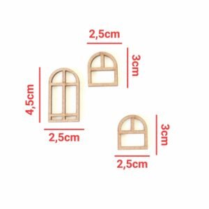 Kit apliques Porta + Janelas ref 395