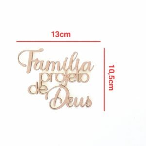 Aplique Família projeto de deus ref 1199
