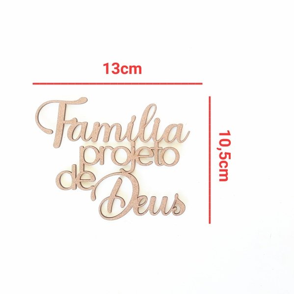 Aplique Família projeto de deus ref 1199