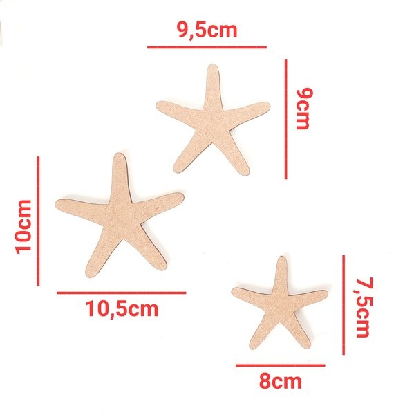 Aplique Estrelas marinhas ref 1826