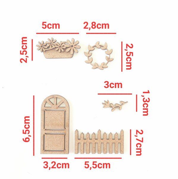 Aplique Mini Porta cerca... ref 2050