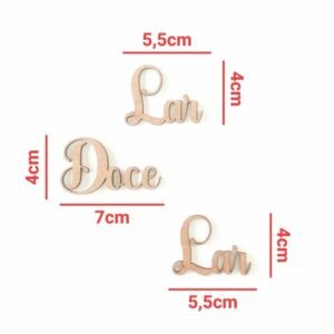 Aplique Lar Doce Lar ref 477