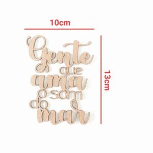 Aplique Gente que ama o som do Mar ref 1544