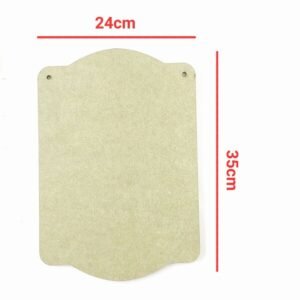 Placa Retangular 35x24cm ref 636