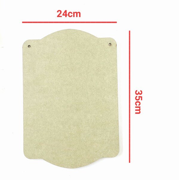 Placa Retangular 35x24cm ref 636