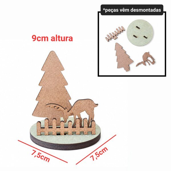 Cenário Árvore + rena ref 1797