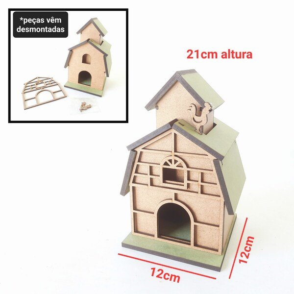 Casinha de passarinho ref 2362