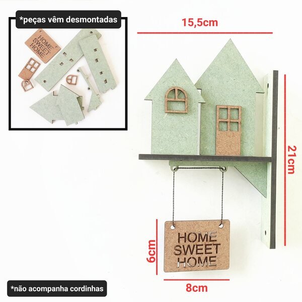 Mão Francesa Home Sweet Home ref 2165