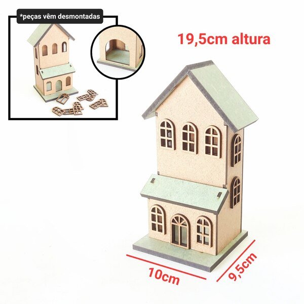 Casinha decorativa ref 1969