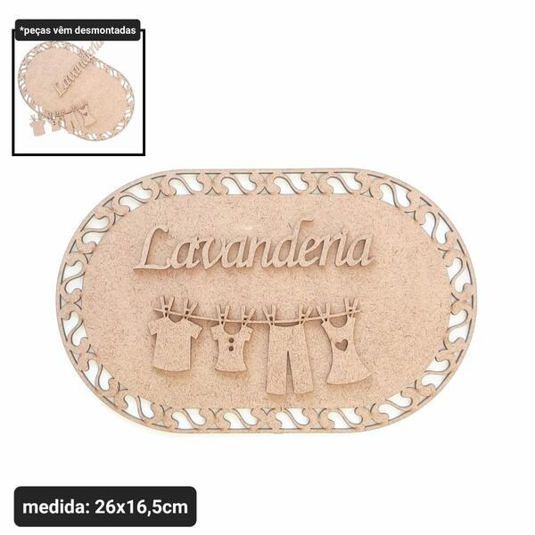 Kit Placa + Lavanderia ref 1864/1108